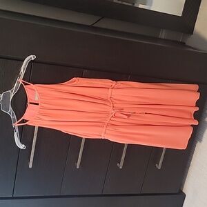 Banana Republic peach halter dress size 2